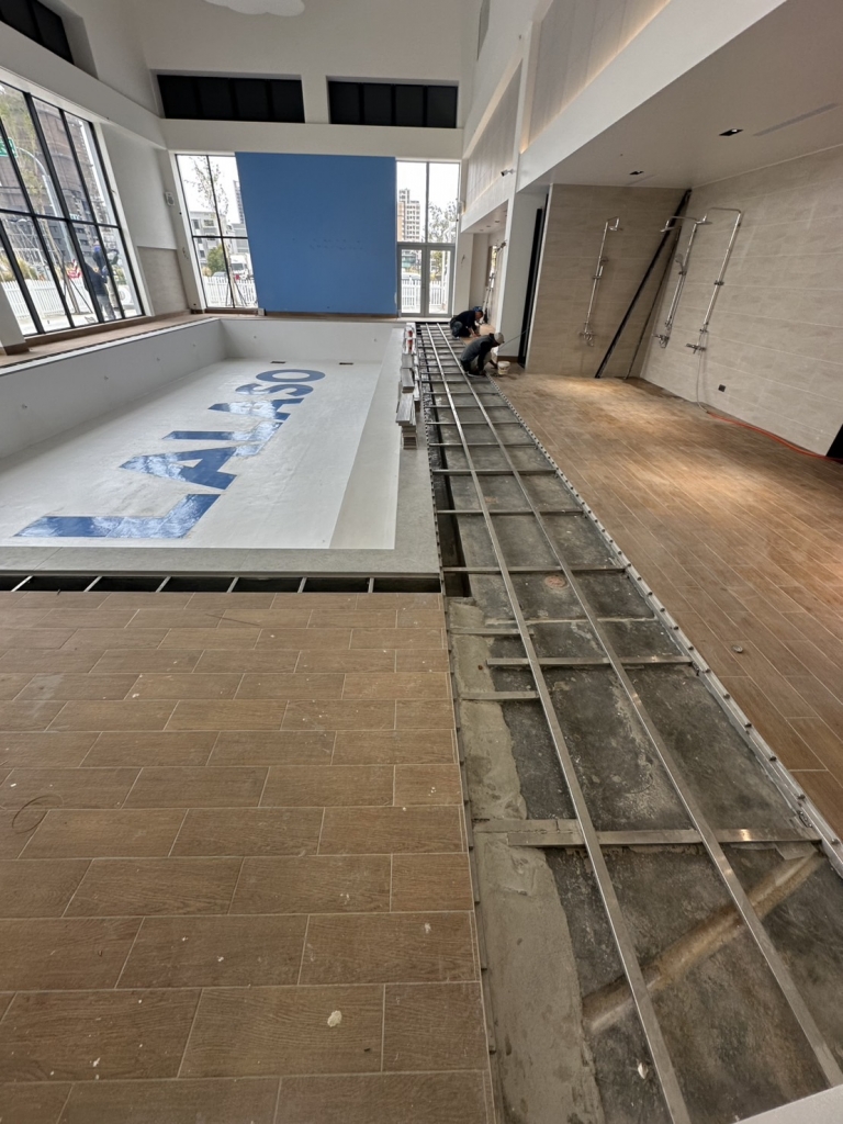 台中北屯游泳學院裝潢細清