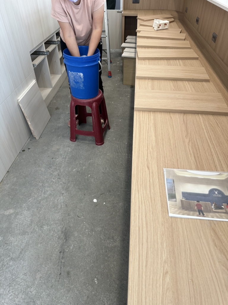 台中北屯游泳學院裝潢細清