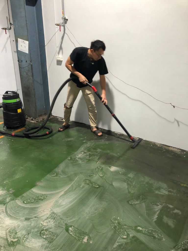 台中烏日廠房清洗地板